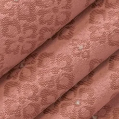 Pink Fade Resistant Diamond Woven Pattern Upholstery Fabric by The Yard - SKU: Waverly Rose