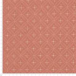 Pink Fade Resistant Geometric Woven Pattern Upholstery Fabric by The Yard - SKU: Elowen Rose