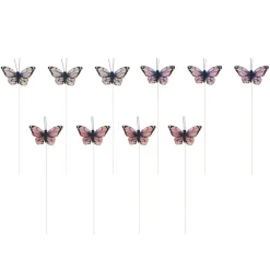 Pink Feather Butterflies, 10ct. by Ashland®
