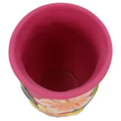 7" Pink Floral Ceramic Vase by Ashland®