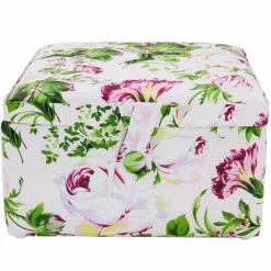 Pink Floral Square Sewing Basket by Loops & Threads®