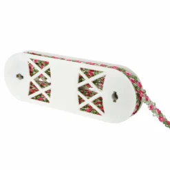 3/4" Pink Flower Crochet Embroidery Trim by Celebrate It®