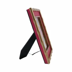 Pink & Gold Bamboo-Edge Tabletop Frame by Ashland®