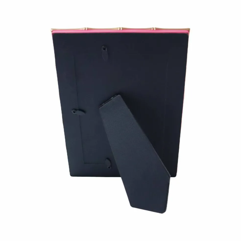 Pink & Gold Bamboo-Edge Tabletop Frame by Ashland®