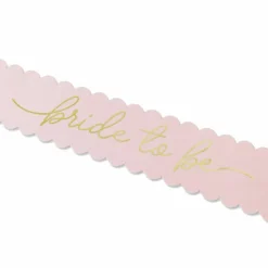 Pink & Gold Bride to Be Sash by Celebrate It™