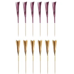 Pink & Gold Burst Cupcake Toppers, 12ct. by Makery™