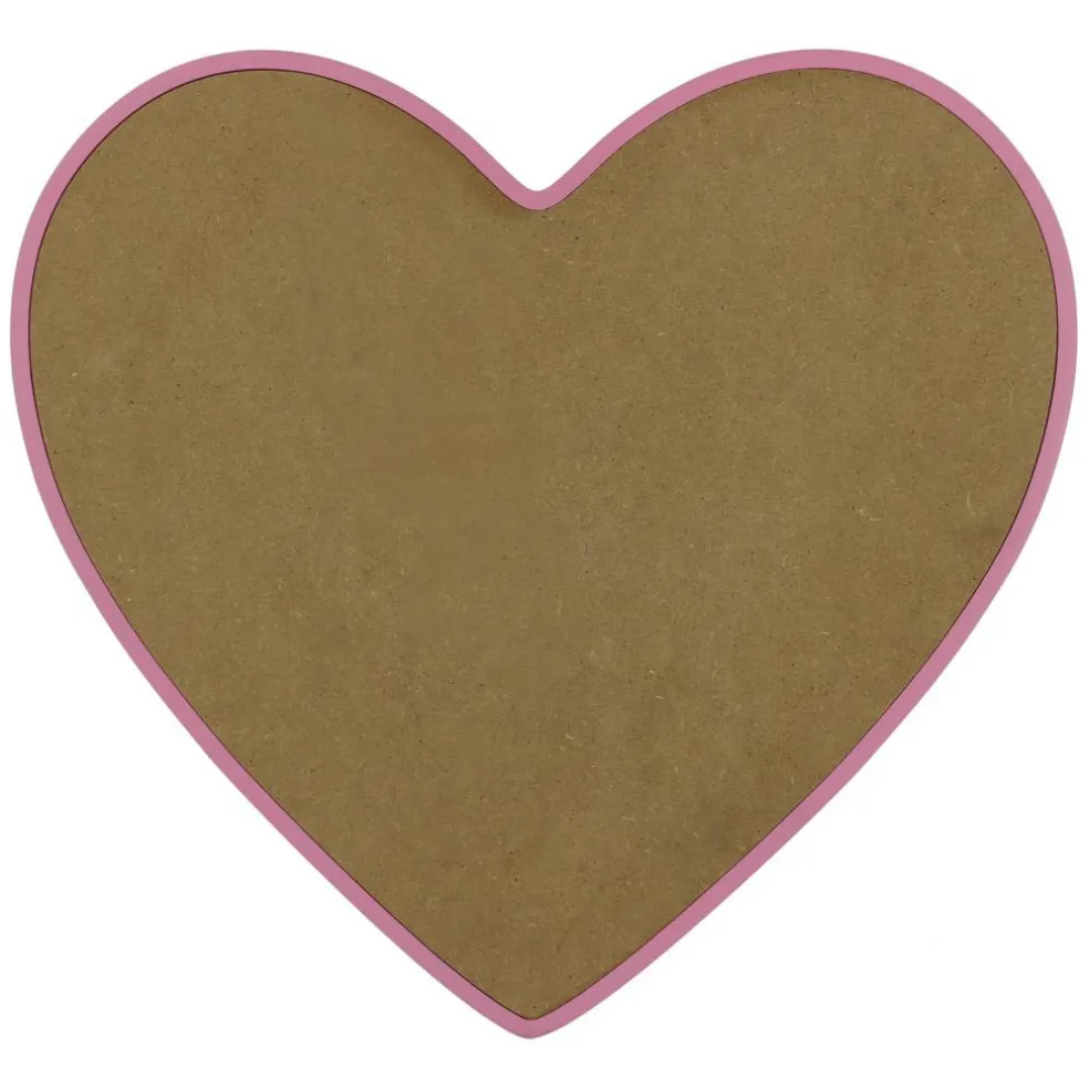 15.5" Pink Heart Decorative Tray by Ashland®