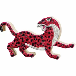 7.75" Pink Jaguar Diamond Art Kit by Make MarketĀ®
