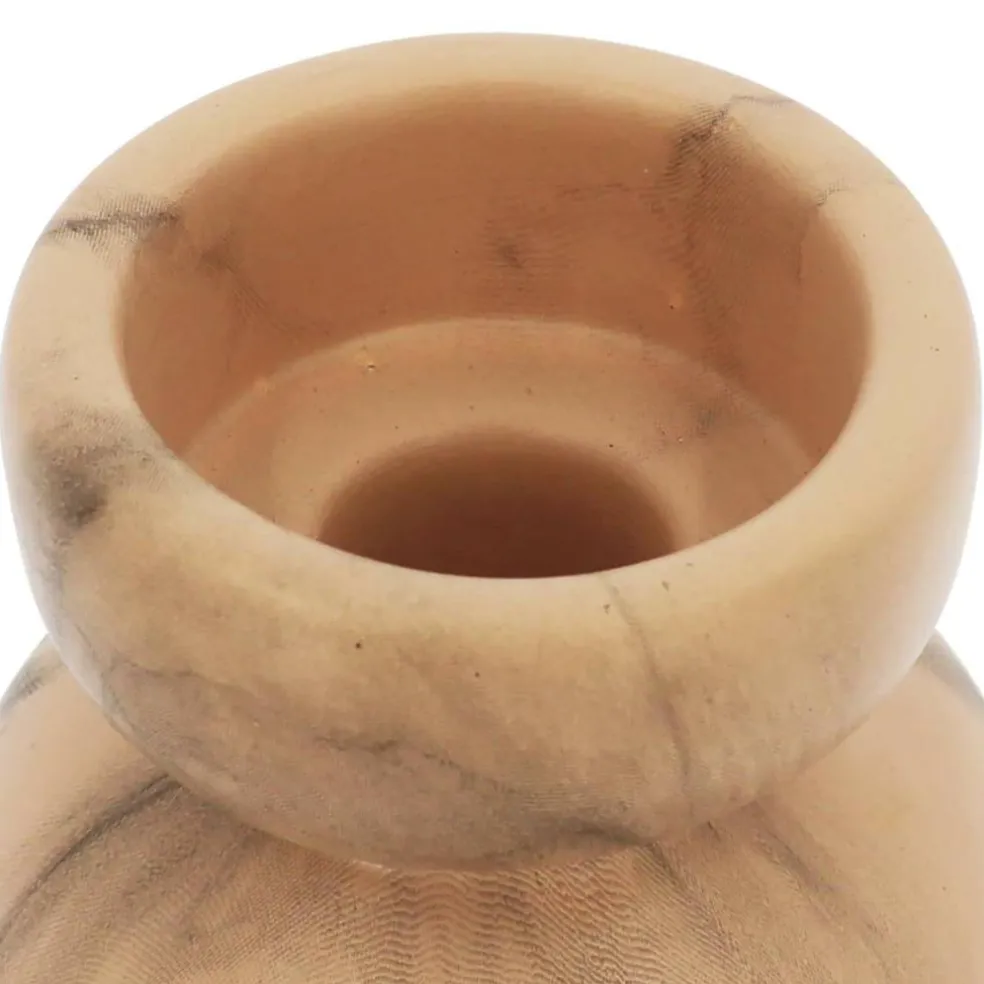 3.5" Pink Marble Ceramic Taper Candle Holder by Ashland®
