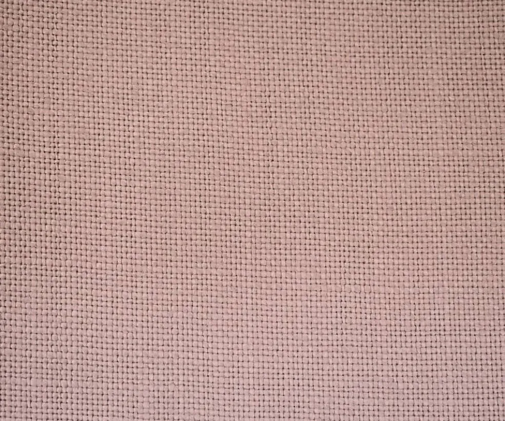 Pink Moygashel Solid Woven Irish Linen Home Decorating Fabric By the Yard