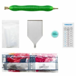 6" Pink Orchid Diamond Art Kit by Make MarketĀ®