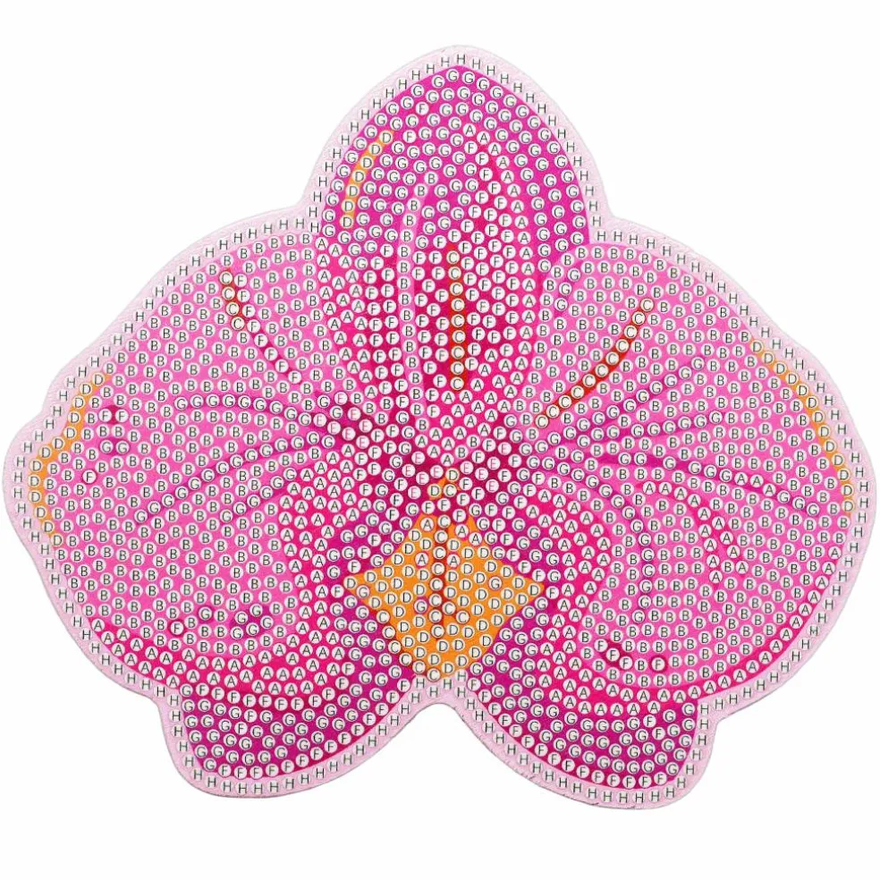 6" Pink Orchid Diamond Art Kit by Make Market®
