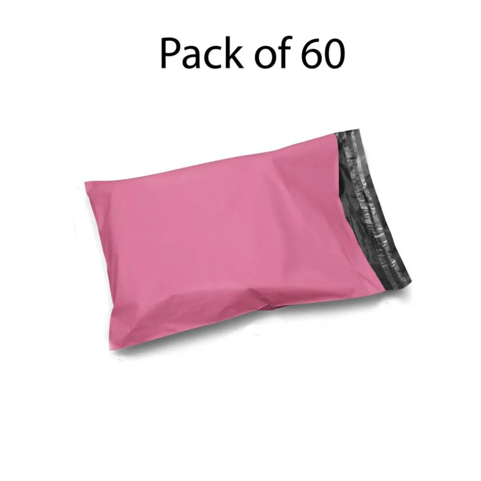 Pink Poly Mailer Bag, Multi Size Pink Poly Bag Mailer Envelopes 2 Mil