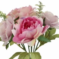 13" Pink & Purple Rose & Peony Bush by Ashland®