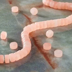 Pink Quartz Matte Heishi Beads by Bead Landing™