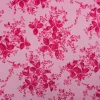 Pink-Red Poly Spandex Stretch Floral Printed Jersey Knit Fabric By the Yard