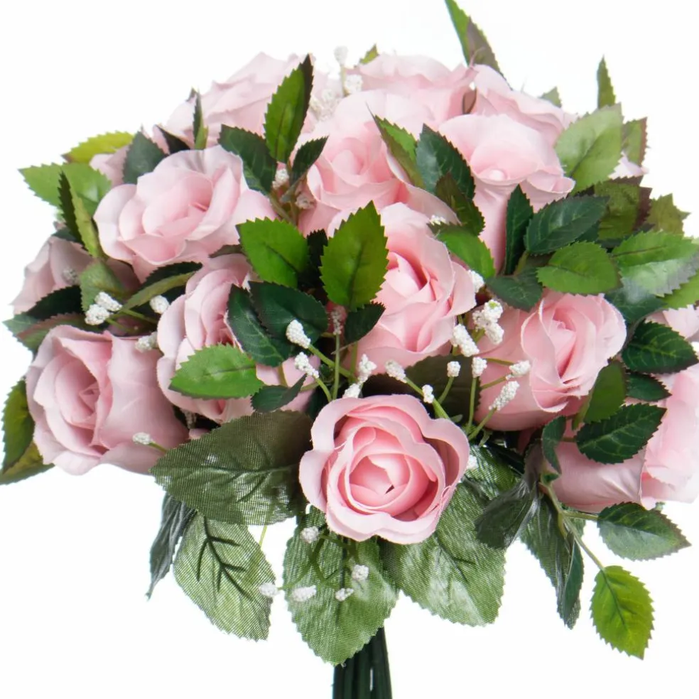 15" Pink Rose Bush by Ashland®
