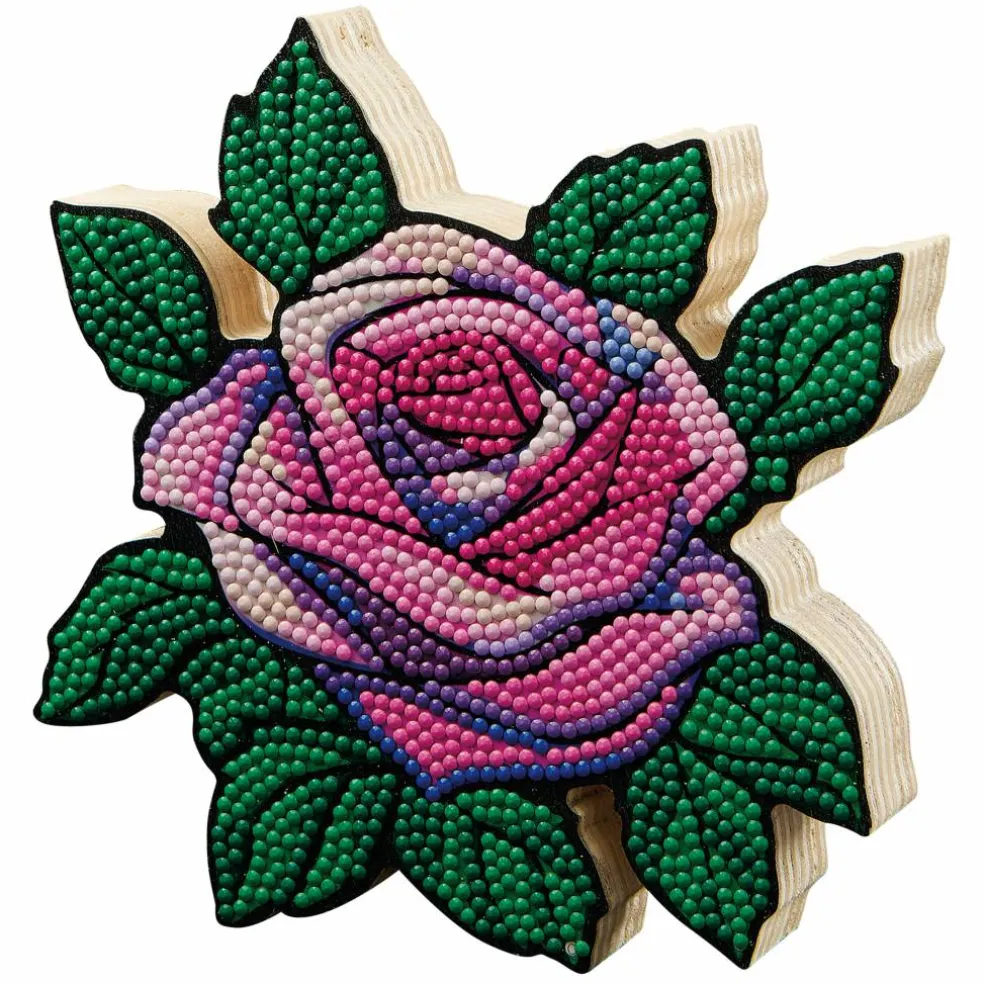 6" Pink Rose Diamond Art Kit by Make Market®
