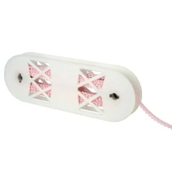 0.3" Pink Scalloped Crochet Trim by Celebrate It®