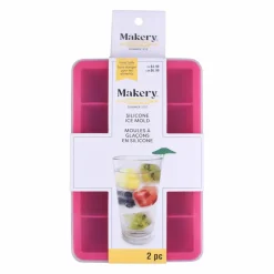 Pink Silicone Ice Mold by Makery™