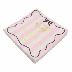 Pink Stripes Tini Bit Older Paper Beverage Napkins, 20ct. by Celebrate It™