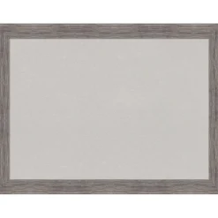 Pinstripe Plank Grey Narrow Framed Corkboard, Grey Cork