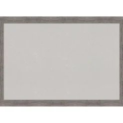 Pinstripe Plank Grey Narrow Framed Corkboard, Grey Cork