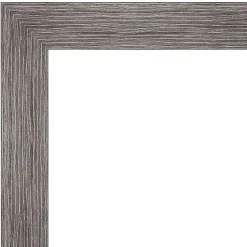 Pinstripe Plank Grey Narrow Framed Corkboard, Grey Cork