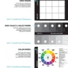 Pixiss Grey Scale Value Finder, Color Wheel, Artists View Catcher on Lanyard