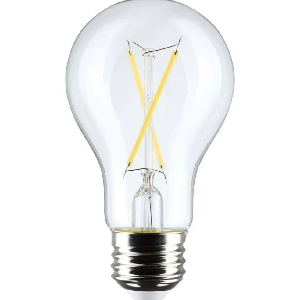 4Pk - 5W A19 LED Clear Warm White 2700K E26 Medium Base 120v - 40W equiv