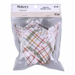 Plaid Muffin Cup by Makery™