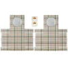 9" Plaid Pie Boxes, 2ct. by Makery™