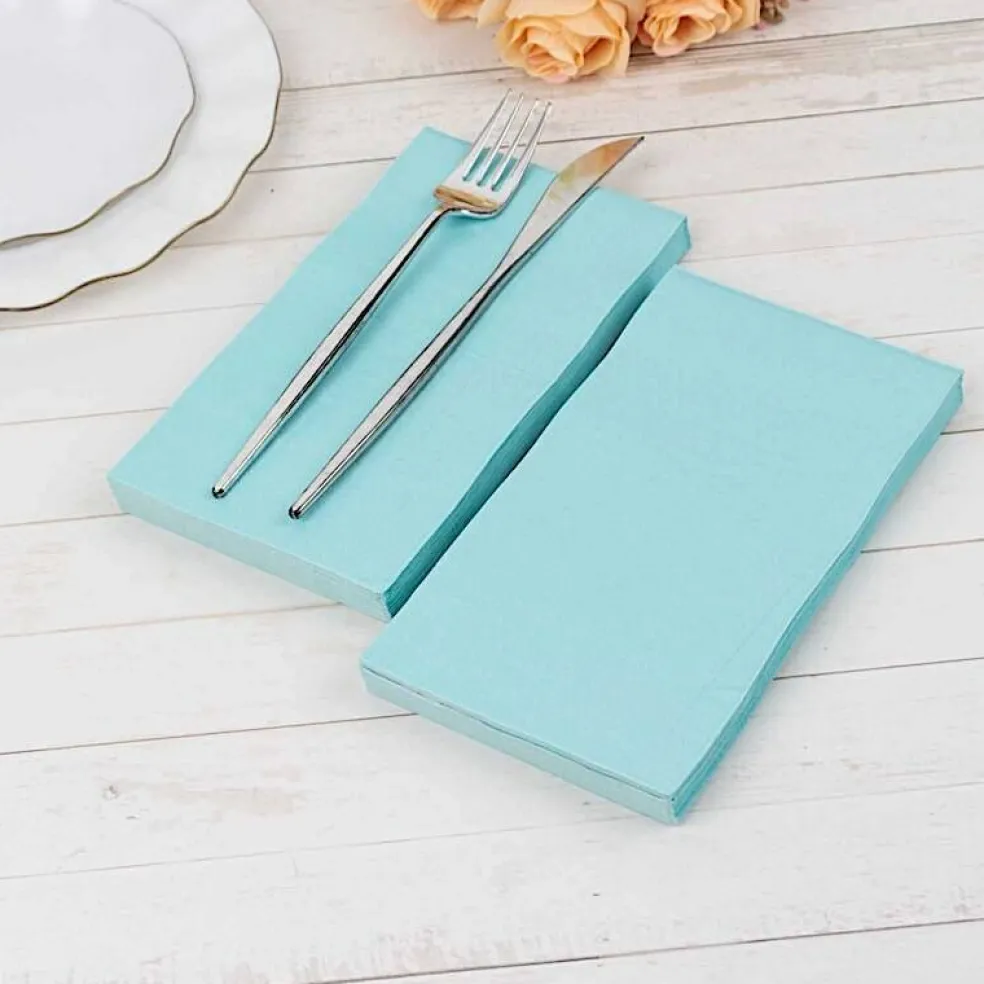 50 Plain Soft 2 Ply Dinner Table Cocktail Paper NAPKINS