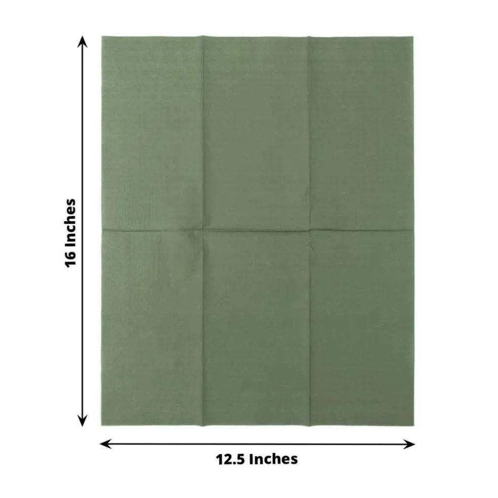 50 Plain Soft 2 Ply Dinner Table Cocktail Paper NAPKINS