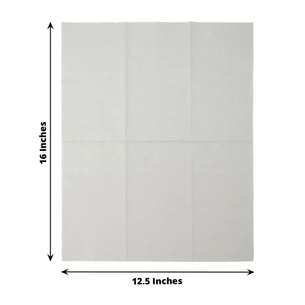50 Plain Soft 2 Ply Dinner Table Cocktail Paper NAPKINS