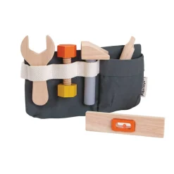 PlanToys Pretend Play Tool Belt & Wooden Tool Set