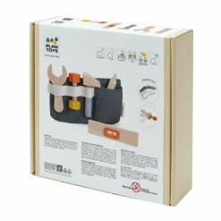PlanToys Pretend Play Tool Belt & Wooden Tool Set