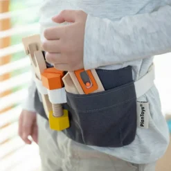 PlanToys Pretend Play Tool Belt & Wooden Tool Set