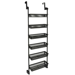 59" Plastic 6 Basket Over the Door Organizer by Simply Tidy®