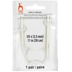 11" Plastic Circular Needles by Loops & Threads®