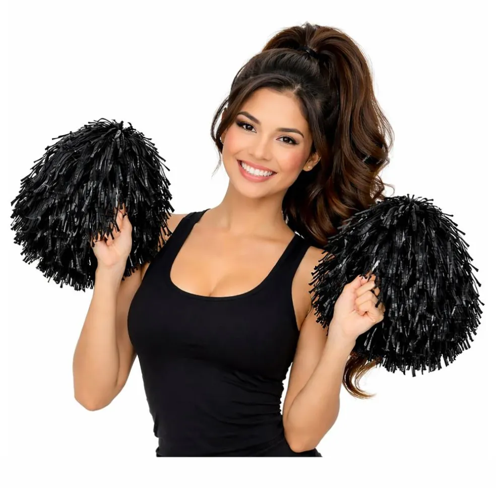 Plastic Costume Pom-Poms, 2ct.