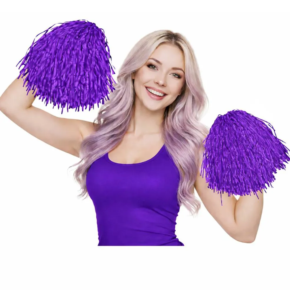 Plastic Costume Pom-Poms, 2ct.