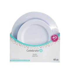Plastic Dinner & Lunch Plate Set by Celebrate It™, 40ct.