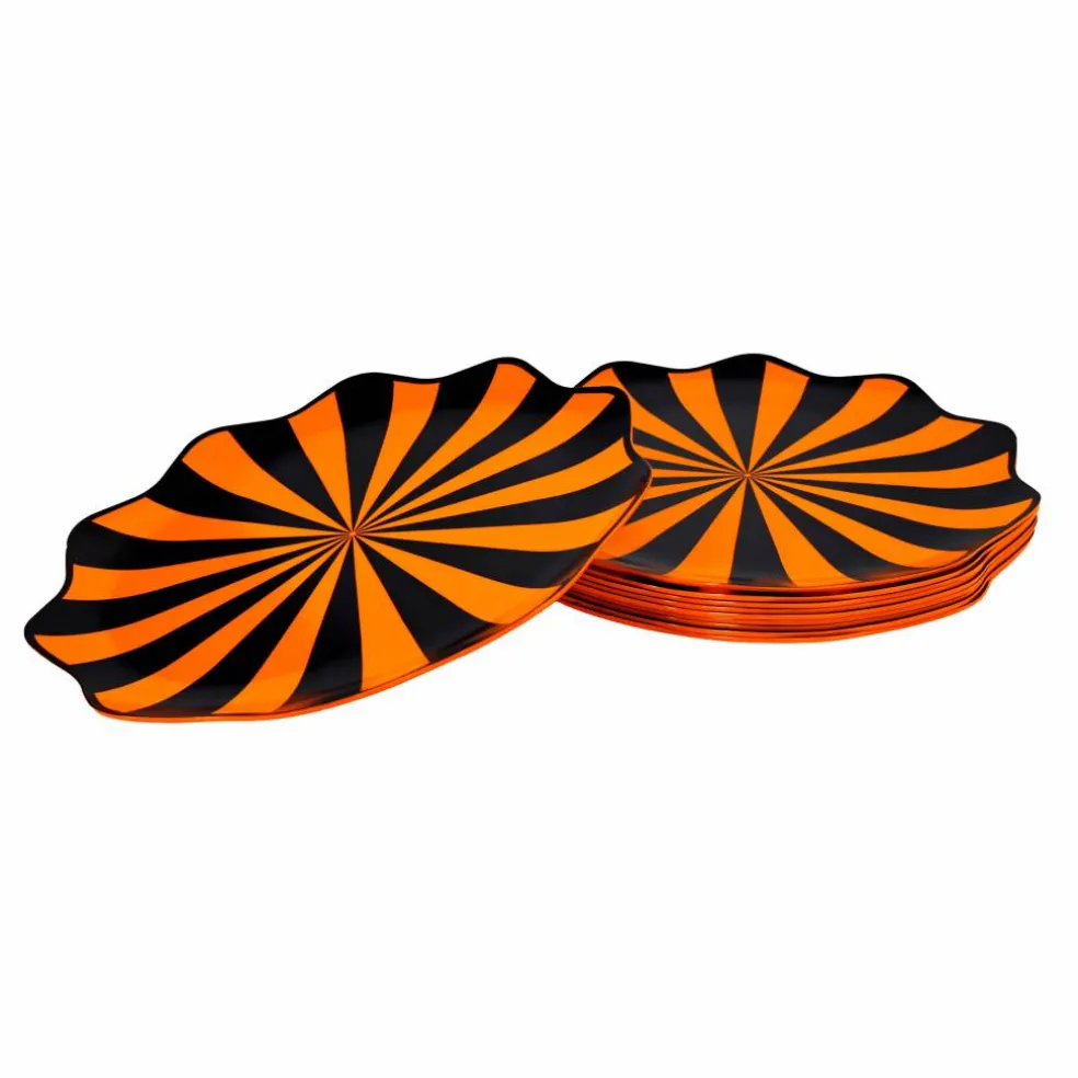 10" Plastic Halloween Vintage Dinner Plate, 10ct. by Celebrate It™