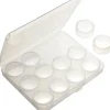 20 Plastic Storage Jars for Beads & Findings