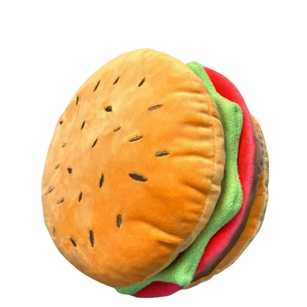 8" Plush Burger Accent