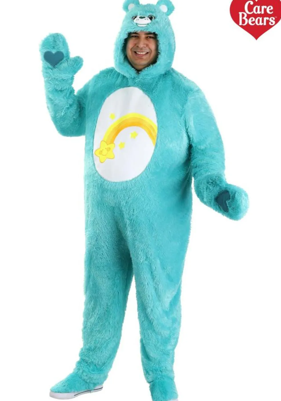 Plus Size Care Bears Wish Bear Costume for Adults