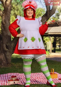 Plus Size Retro Strawberry Shortcake Costume for Women