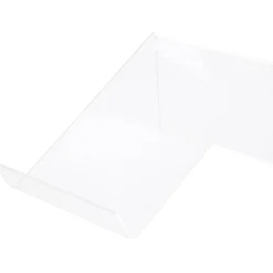Plymor Clear Acrylic Book Easel with Flat Ledge, 5" W x 8" D x 4.5" H