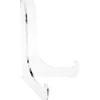 Plymor Clear Acrylic 60-Degree Angle Easel With Shallow Support Ledges, 7.5" H x 5.75" W x 4.75" D